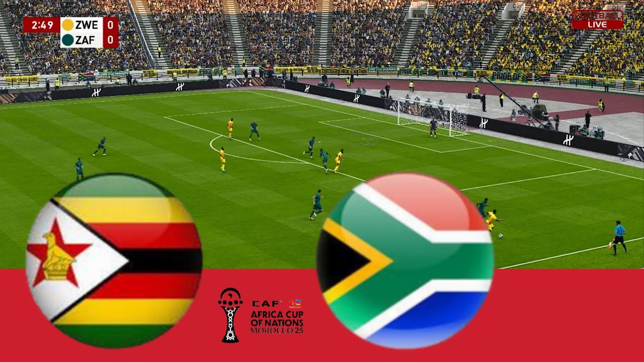 التشكيلة الرسمية اليوم.. جنوب إفريقيا تواجه زيمبابوي في كأس أمم أفريقيا 2025