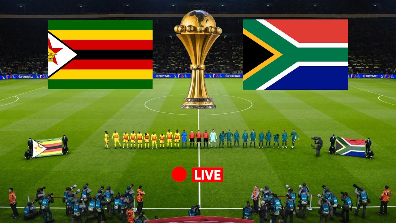 تابع الآن.. توقيت مباراة زيمبابوي وجنوب أفريقيا اليوم في كأس أمم إفريقيا 2025 والقناة الناقلة