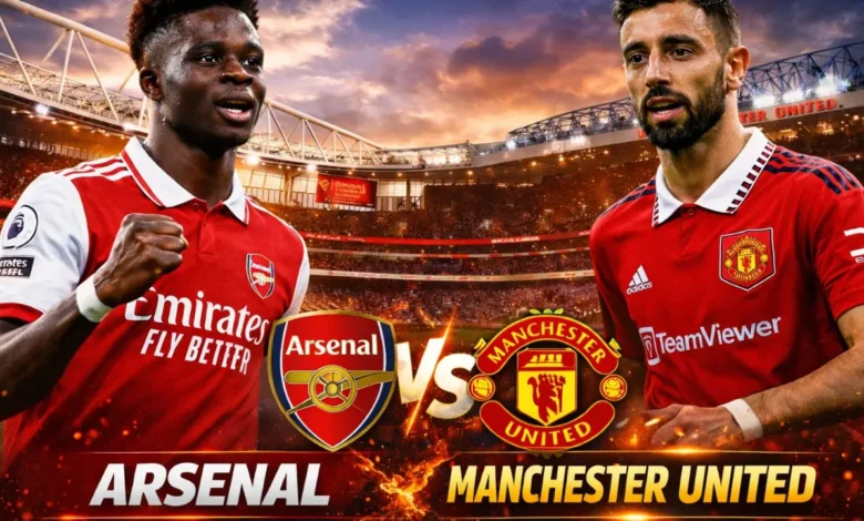 Arsenal vs Manchester United.. متابعة مباراة آرسنال ومانشستر يونايتد في الدوري الإنجليزي الممتاز
