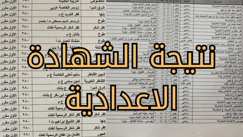الآن.. استعلم فوراً عن نتيجة الصف الثالث الإعدادي 2026 بمحافظة الجيزة برقم الجلوس