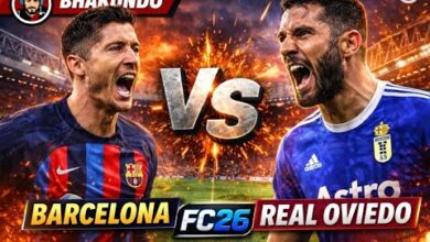 Barcelona vs Real Oviedo.. تابع الآن مباراة برشلونة ضد ريال أوفييدو مباشرة في الدوري الإسباني 2026 عبر القنوات الناقلة
