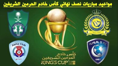 رسمياً.. الاتحاد السعودي يكشف مواعيد نصف نهائي كأس خادم الحرمين والفرق المتأهلة للمواجهات الحاسمة