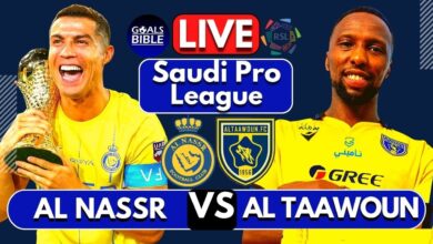 Al-Nassr vs Al Taawoun.. تابع النصر ضد التعاون الآن عبر القنوات الناقلة والمعلقين في مباراة اليوم