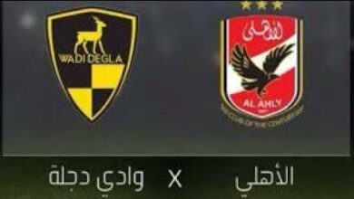 تابع مباراة الأهلي ضد وادي دجلة في الدوري المصري الممتاز.. الترددات والقنوات والمعلق الرسمي