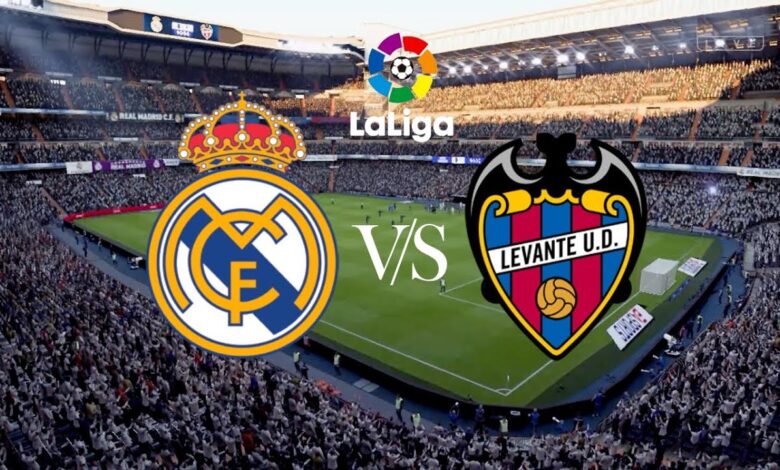 تابع الآن.. مباراة ريال مدريد ضد ليفانتي اليوم - كل التفاصيل لمتابعة ماتش الليجا مباشرة
