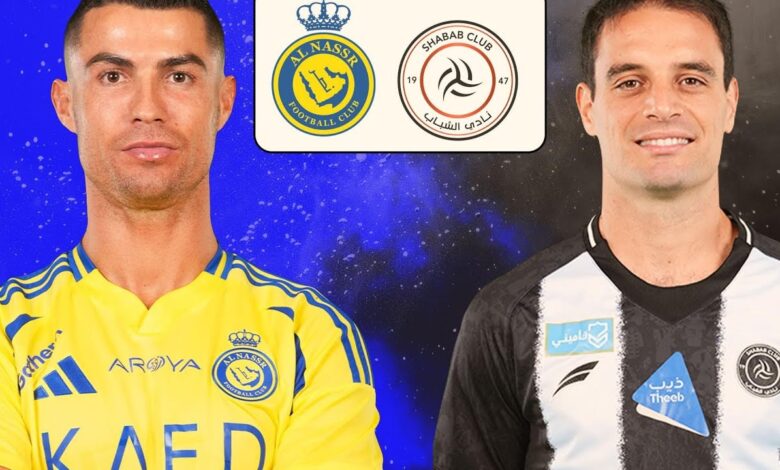 Al-Nassr vs Al-Shabab.. تابع مباراة النصر ضد الشباب بصوت عبدالله الحربي في الدوري السعودي هذا الموسم