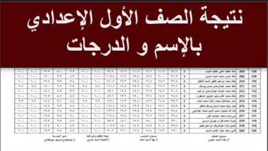 اعرف الآن.. نتيجة الصف الأول الإعدادي الترم الأول 2026 فور اعتمادها عبر بوابة التعليم الأساسي