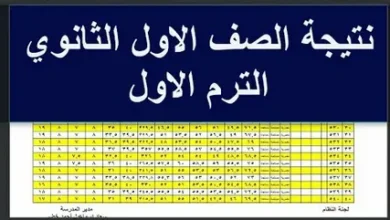 الآن.. استعلم عن نتيجة الصف الأول الثانوي 2026 فور ظهورها رسميًا برقم الجلوس