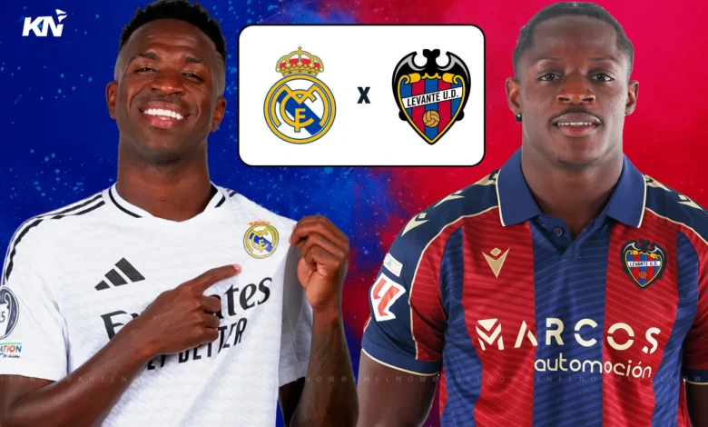 Real Madrid vs Levante.. تابع ريال مدريد وليفانتي مباشر اليوم في الدوري الإسباني مع تعليق الشوالي