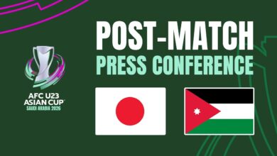 jordan vs japan.. اليابان تحت 23 تواجه الأردن تحت 23 في ربع نهائي كأس آسيا وحماس بلا توقف