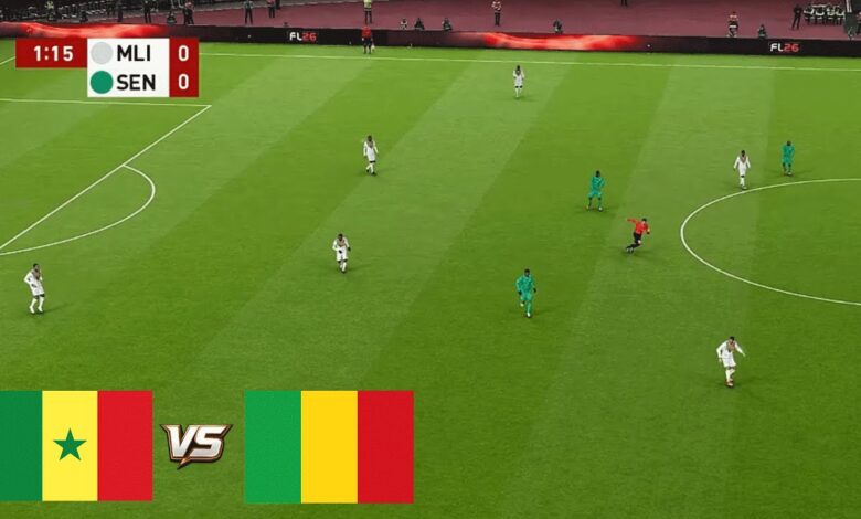 تغطية لحظة بلحظة مباراة السنغال ومالي بجودة فائقة بدون تقطيع