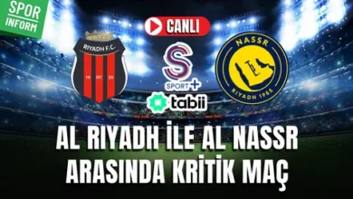 Al-Nassr vs Al-Riyadh.. تابع مباراة النصر ضد الرياض في الدوري السعودي 2026 على القنوات الناقلة