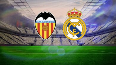 Valencia vs Real Madrid.. كل القنوات التي تنقل مباراة فالنسيا ضد ريال مدريد في الدوري الإسباني