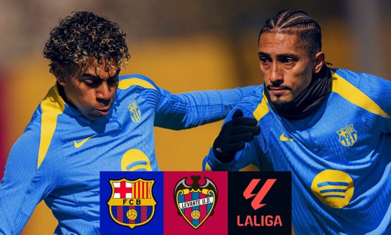 barcelona vs levante.. معلق مباراة برشلونة وليفانتي والقناة الناقلة في الدوري الإسباني 2026