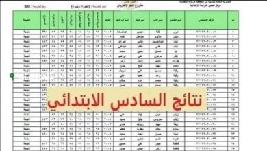 نتائج السادس الابتدائي الدور التمهيدي 2026 في صلاح الدين تعلن رسميًا وفرحة الطلاب والأهالي تعم المحافظة