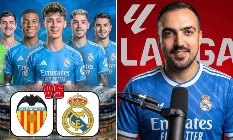 تعرف على تشكيلة ريال مدريد الرسمية لمواجهة فالنسيا في الدوري الإسباني اليوم