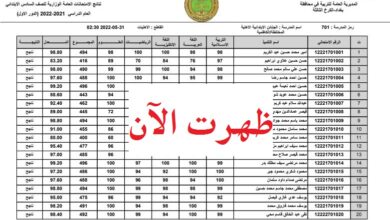 ملازمنا mlazemna.. استعلم عن نتائج السادس الابتدائي 2026 في مختلف محافظات العراق فوراً