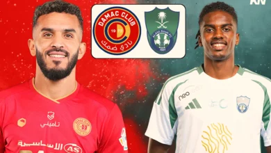 مباراة الأهلي ضد ضمك