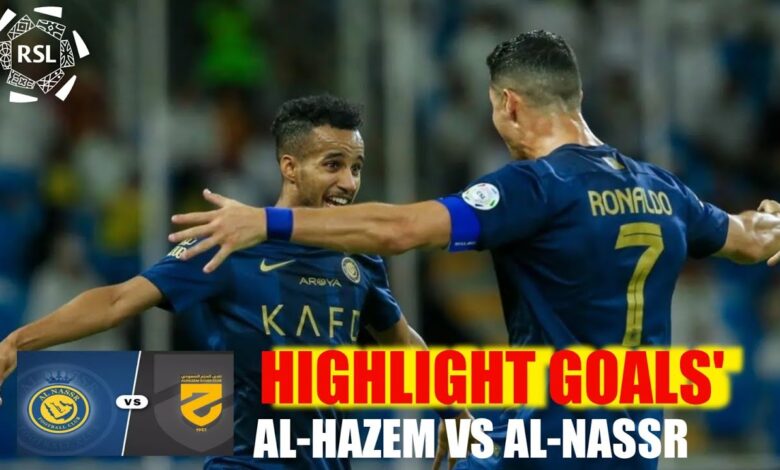 al-nassr vs al-hazm.. مفاجآت تشكيل النصر لمواجهة الحزم اليوم في دوري روشن السعودي 2026 + القنوات الناقلة