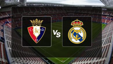 osasuna vs real madrid.. ريال مدريد في مهمة الصدارة ضد أوساسونا ــ أين تتابع اللقاء ومَن على ميكروفون التعليق؟