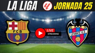 barcelona vs levante.. تعرف على معلق مباراة برشلونة وليفانتي اليوم في الدوري الإسباني 2026 والقناة الناقلة