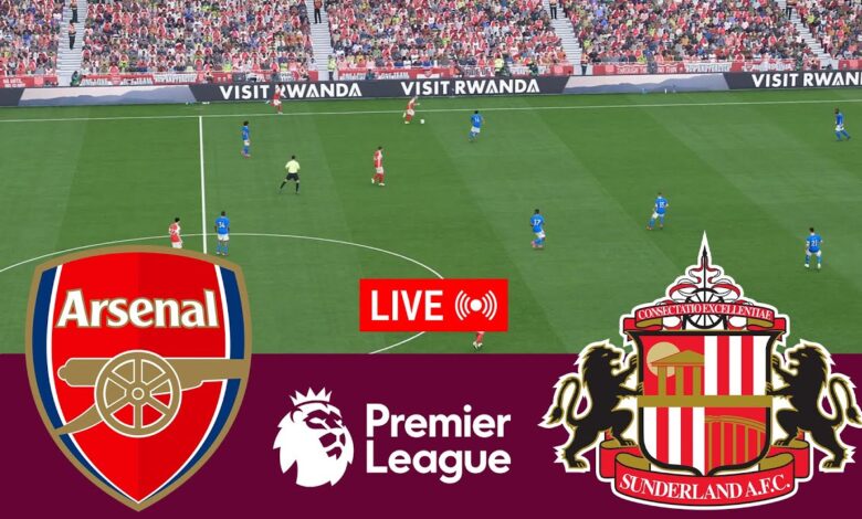 Arsenal vs Sunderland.. تفاصيل مباراة أرسنال وسندرلاند وملامح التشكيل المنتظر