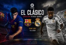 الكلاسيكو يشتعل من جديد.. موعد مباراة برشلونة وريال مدريد في الدوري الإسباني 2026 والقنوات الناقلة