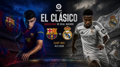 الكلاسيكو يشتعل من جديد.. موعد مباراة برشلونة وريال مدريد في الدوري الإسباني 2026 والقنوات الناقلة